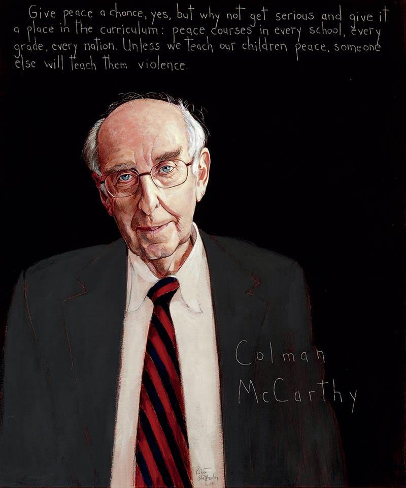Colman Mccarthy Awtt Portrait