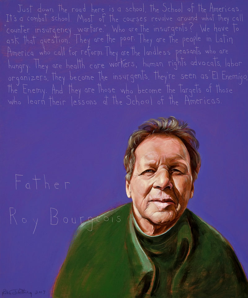 Father Roy Bourgeois Awtt Portrait