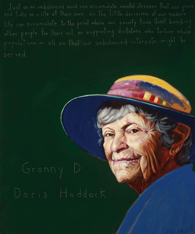 Granny D Doris Hadd0ck Awtt Portrait