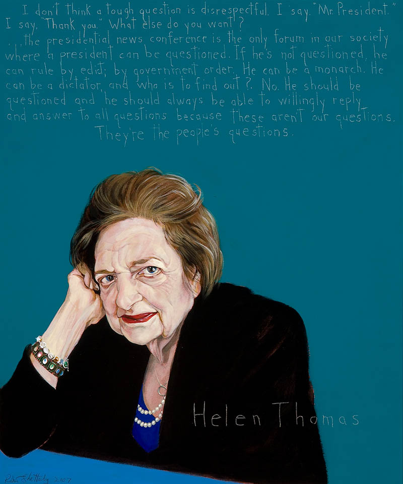 Helen Thomas Awtt Portrait