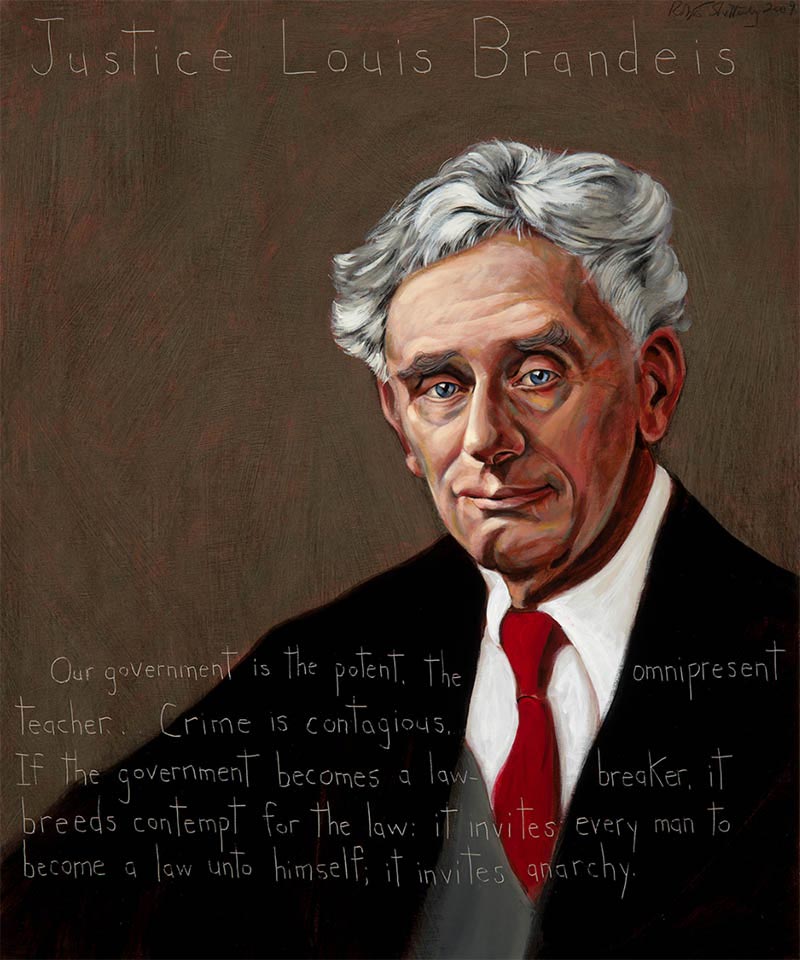Justice Louis Brandeis Awtt Portrait