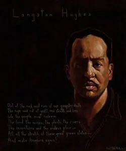 Langston Hughes Awtt Portrait