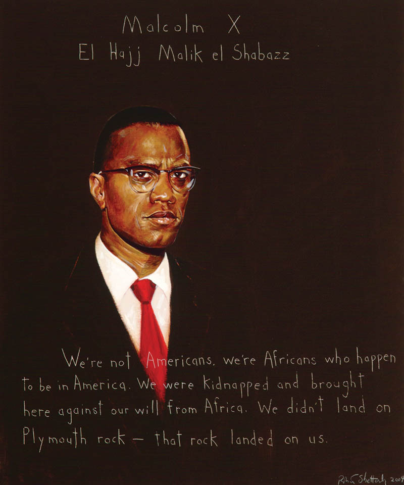 Malcolm X Awtt Portrait