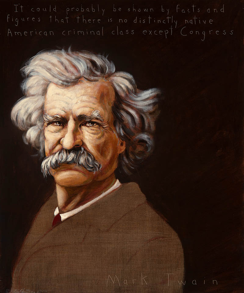 Mark Twain Awtt Portrait