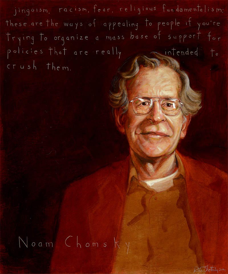 Noam Chomsky Awtt Portrait