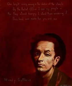 Woody Guthrie Awtt Portrait