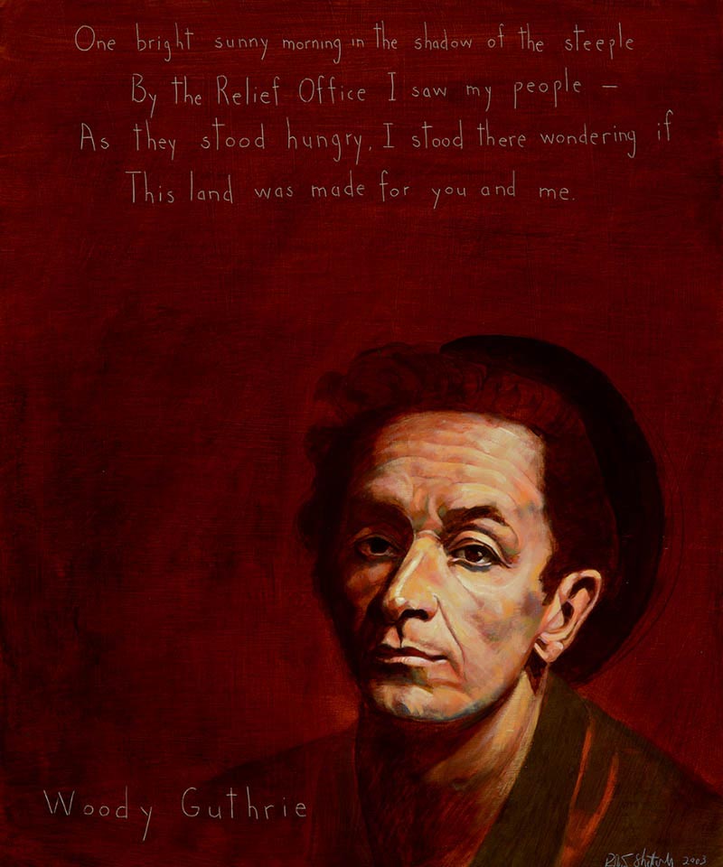 Woody Guthrie Awtt Portrait