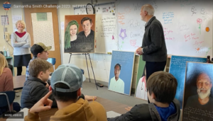 Robert and Connie in Orono Classroom